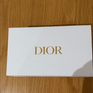 Dior White Gift Box with Gold Lettering NWT